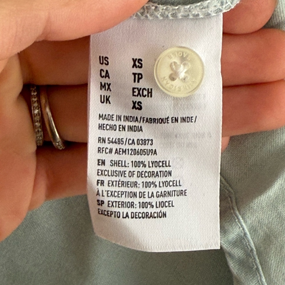 American Eagle Outfitters Blue Tank Top - Picture 4 of 6